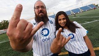 Iron Maiden plays friendly with FC Edmonton