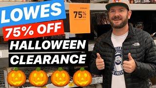  LOWES 75% OFF HALLOWEEN CLEARANCE