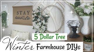 Dollar Tree DIY Farmhouse Decor Ideas | 5 Farmhouse Winter DIYs | Momma From Scratch