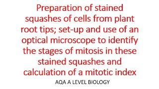 REQUIRED PRACTICAL 2 - AQA A LEVEL BIOLOGY