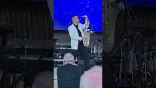 Kyle Schroeder performs with Keyboardist Ben Tankard at the Seabreeze Jazz Festival
