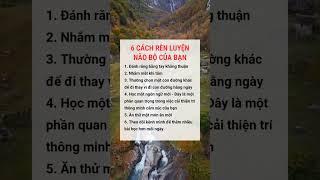 6 cách rèn luyện não bộ của bạn  #bahadi #xuhuong