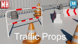 3D Traffic Props : Easy to make, Easy to SELL