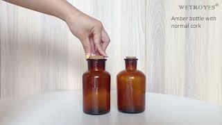 Amber Glass Bottle 250ml - Xuzhou Troy