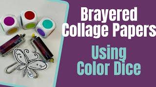 STASH BUILDER - Brayered Collage Papers #artjournaljunkies  #mixedmedia #colorschemes