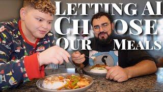 letting chatgpt choose what we eat for the day ‍