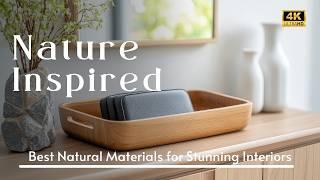 Nature-Inspired Interiors: Discover the Best Natural Materials for Stunning Interiors