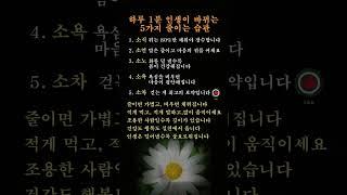 하루 1분, 인생이 바뀌는 5가지 줄이는 습관