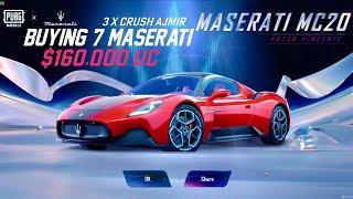 Buying 7 Maserati for $160,000 UC | |  PUBG MOBILE 