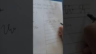 English cursive writing practice for beginners | Simple words practice with capital A-Z  #shorts