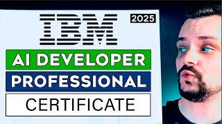 IBM AI Developer Professional Certificate Review - 2025 (Coursera)