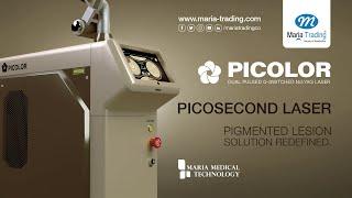 Picolor Dual Pulsed Q-Switched Nd:YAG Laser | Maria Trading | Tattoo Removal | Carbon Peeling