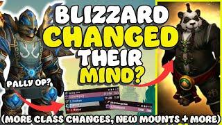 Blizzard changed their mind on boosts (apparently) Class buffs and more....