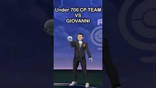 When I Beat Giovanni with Pokemon under 700 CP  (Pokémon GO)