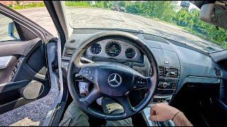 2008 Mercedes C-Class W204 | 1.8 156HP | POV Test Drive