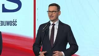 Konferencja prasowa M. Morawieckiego, P. Jabłońskiego, M. Przydacza i M. Golińskiej