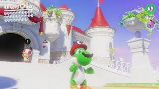 Super Mario Odyssey - Princess Peach Castle (Mushroom Kingdom Gameplay)