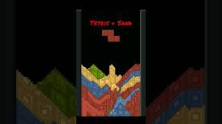 Setris - How to Play Tetris with Sand! #shorts #gaming #Tetris #indiegames #Sandtris