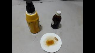 Iodine test on starch: povidone-iodine or iodine tincture