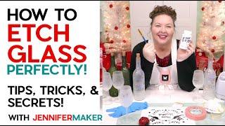 How to Etch Glass Perfectly: Tips and Tricks for BETTER Results!