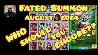 Empires & Puzzles Fated Summon August 2024 Complete Guide & Who Should You Choose?? 🫣