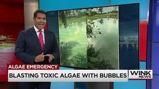 Lee Co. lake infested with algae gets blasted with nano bubbles