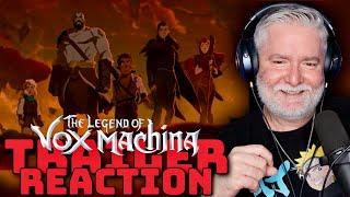 The Legend Of Vox Machina Season 3｜REACTION | Official Trailer