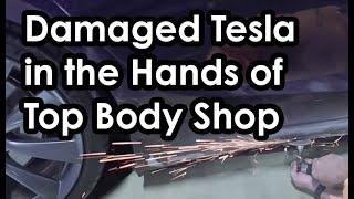 I Damaged my Tesla and Took it to a Top Body Shop