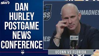 Dan Hurley's emotional reaction to UConn's elimination in NCAA Tournament to Florida