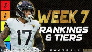 Week 7 Tight End & Quarterback Rankings - 2024 Fantasy Football