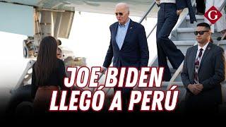 JOE BIDEN llega a PERÚ para participar en el FORO APEC 2024 | Gestión