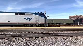 Amtrak #50 arriving Galesburg IL 11/7/22 bound for Chicago