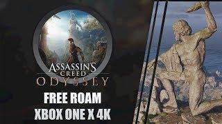 Assassin's Creed: Odyssey | Free Roam Gameplay | 4K Xbox One X [Final Version] | CenterStrain01