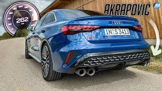 NEW! Audi S3 Facelift (333hp)| 0-262 km/h acceleration & Akrapovic SOUND