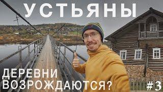 Устьяны - край подвесных мостов. Деревни возрождаются в Архангельской области?