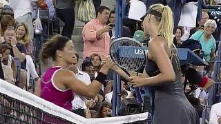 Maria Sharapova vs Lourdes Dominguez-Lino 2012 US Open R2 Highlights