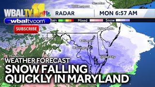 Heavy snow for Maryland with 4-8 inches expected