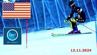 LEVI WC SL Training Sessions 2024 / U.S. SKI TEAM