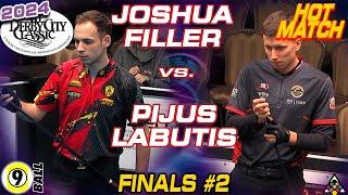 9-Ball - JOSHUA FILLER vs PIJUS LABUTIS - 2024 Derby City Classic Finals #2