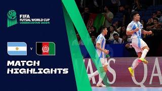 HIGHLIGHTS: Argentina vs Afghanistan | FIFA Futsal World Cup Uzbekistan 2024