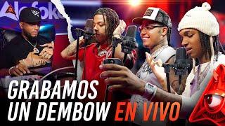 DONATY, LOMIIEL Y PAPERA COMPITEN CON LEO RD GRABANDO EL DEMBOW DEL VERANO EN VIVO