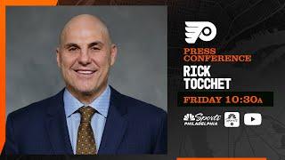 Rick Tocchet Flyers head coach introductory press conference | Friday at 10:30a