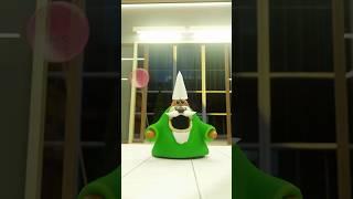 Green Wizard Gnome Thief?!!  Tricks of the Green Wizard Gnome ‍️🪄 #wizard #crawly #freddyfazbear