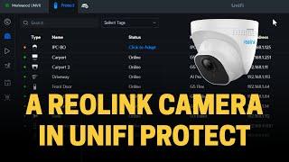 Use almost any camera with Unifi Protect