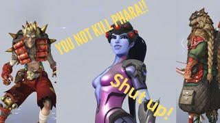 Widowmaker adventures in Overwatch. Episode 1: Hanzo not kill Phara!!