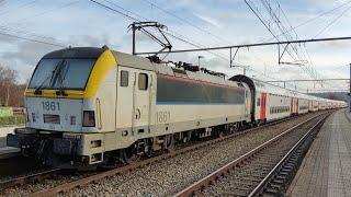 "TRAINS SPOTTING" en gare d'Angleur et Liège-Guillemins (+ klaxons !)