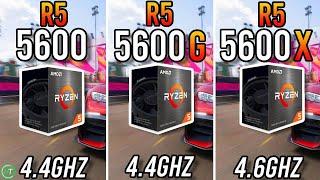 Ryzen 5 5600 vs Ryzen 5 5600G vs Ryzen 5 5600X