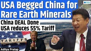 China FORCES America to Surrender! USA CUTS 55% Tariff to Secure Rare Earth Supply | World Affairs