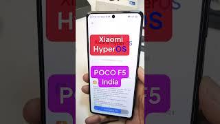 Finally POCO F5 Xiaomi Hyper OS & Android 14 Update #techmiui #shorts #hyperos