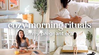 ️ Cozy Morning Routine in My Pregnant Era | Tips to Make Your Bedroom Feel Like A Hotel